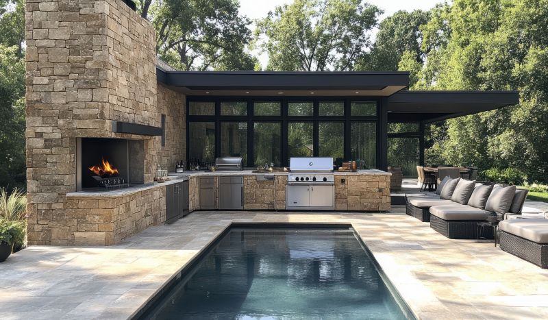 Outdoor Kitchen Renovation in Conroe, TX